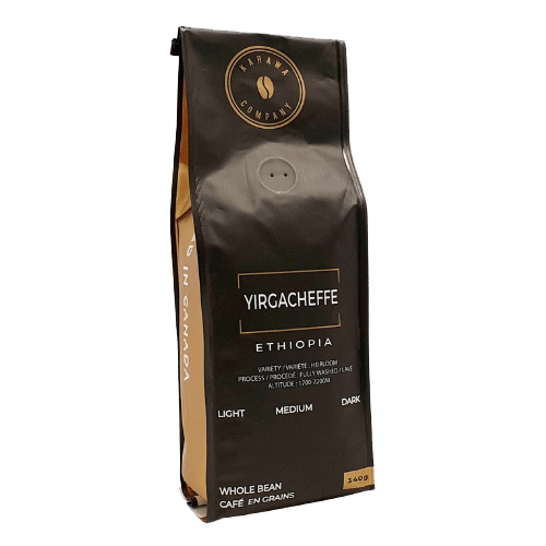 Ethiopia Yirgacheffe coffee bag